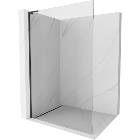 Mexen Kioto L душ стена Walk-in 85 x 200 cm, прозрачна, черна - 800-085-103-70-00