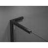 Mexen Kioto L душ стена Walk-in 85 x 200 cm, прозрачна, черна - 800-085-103-70-00