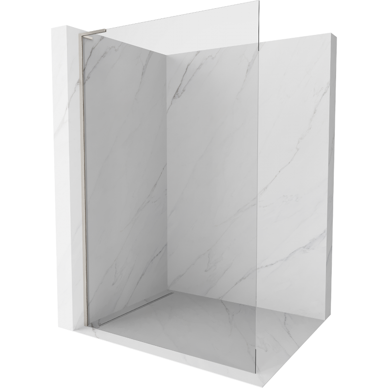 Mexen Kioto L душ кабина Walk-in 75 x 200 см, прозрачен, матов никел - 800-075-103-97-00
