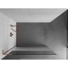 Mexen Kioto L душ кабина Walk-in 80 x 200 см, прозрачно/скрежетно, медна четка - 800-080-103-65-35
