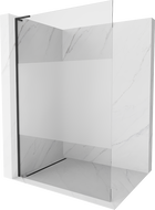 Mexen Kioto L стена душа Walk-in 120 x 200 см, прозрачен/мъглив, черен - 800-120-103-70-35