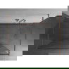 Стена за душ Mexen Kioto 130 x 200 cm, бял модел 8 mm, четкана мед - 800-130-002-65-97