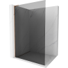 Mexen Kioto L стена за душ Walk-in 100 x 200 см, графит, розово злато - 800-100-103-60-40