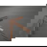 Mexen Kioto L душ панел Walk-in 100 x 200 см, графит, четкана мед - 800-100-103-65-40
