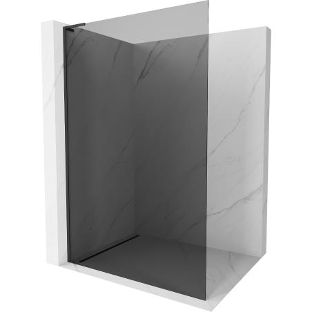 Mexen Kioto L стена за душ без рамка 120 x 200 см, графит, черен - 800-120-103-70-40