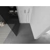 Mexen Kioto L стена за душа Walk-in 70 x 200 см, графит, четкан никел - 800-070-103-97-40
