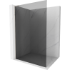 Mexen Kioto L стена за душ Walk-in 100 x 200 см, графит, четкан никел - 800-100-103-97-40