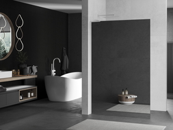 Mexen Kioto L стена за душ Walk-in 110 x 200 см, огледало, бяла - 800-110-103-20-50