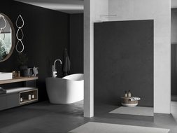 Mexen Kioto L душ кабина Walk-in 120 x 200 cm, огледало, бяла - 800-120-103-20-50