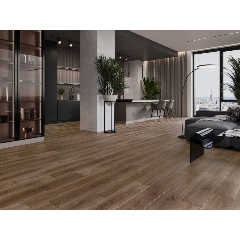 Mexen San Juan винилови панели 1240 x 182 mm SPC 6,5 mm, основа IXPE 1,5 mm, 4 V-Обработка, Дъб