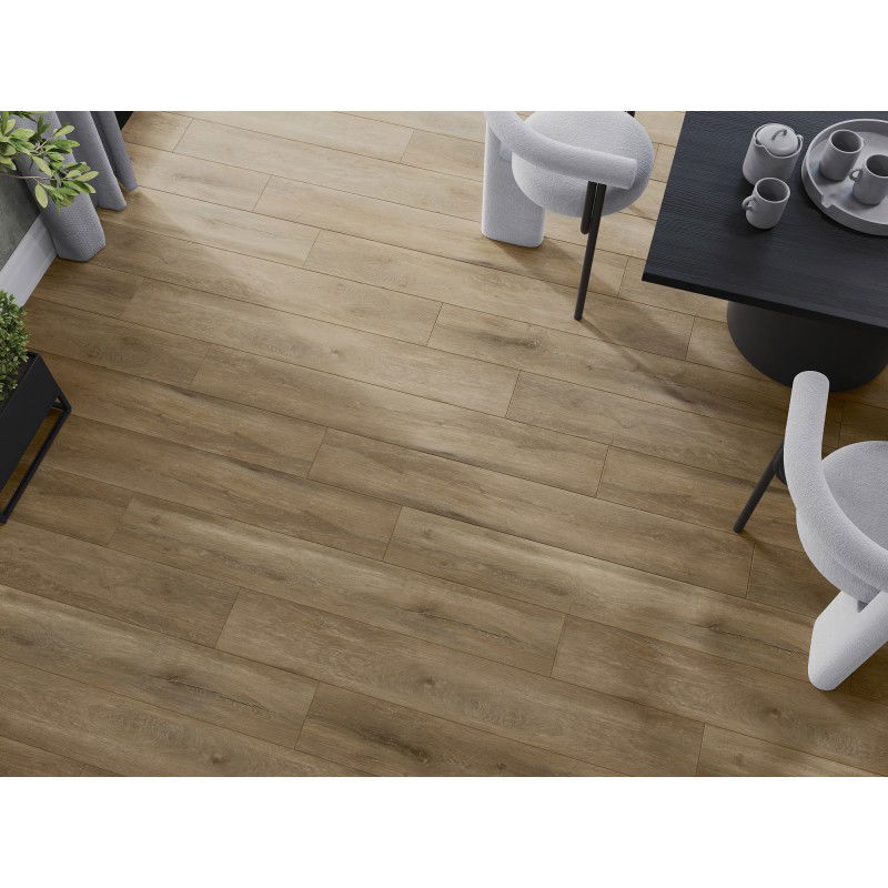 Mexen Long Creek винилови панели 1240 x 182 mm SPC 6,5 mm, подложка IXPE 1,5 mm, 4 V-Фуга, Дъб