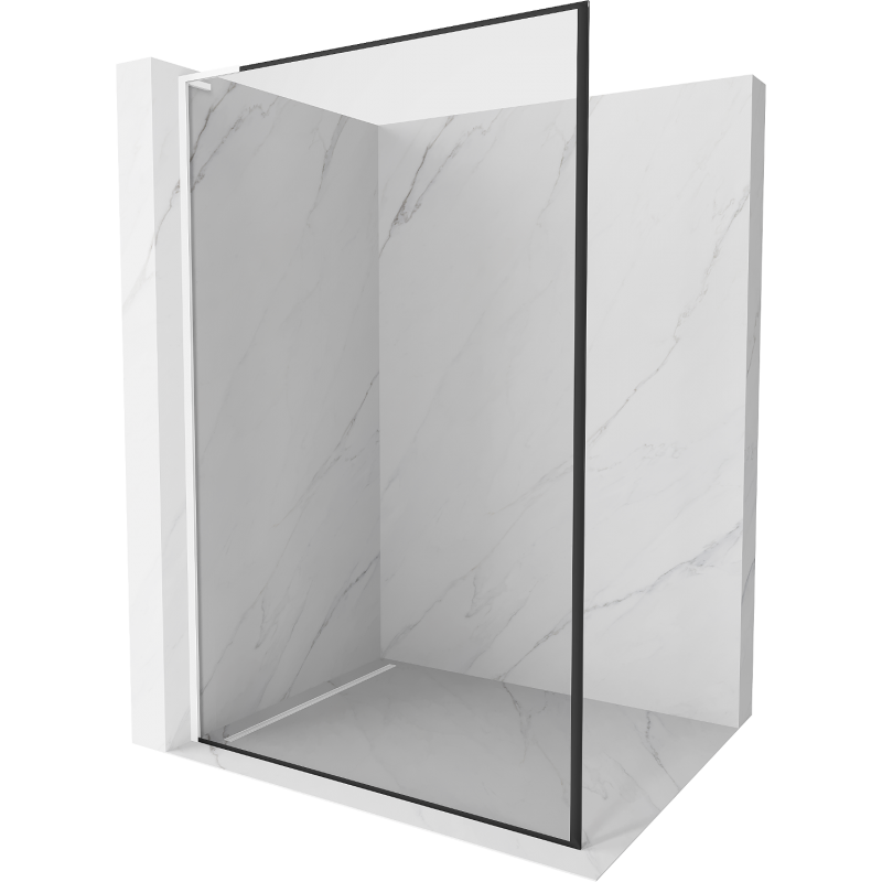 Mexen Kioto L душ кабина Walk-in 70 x 200 см, черен модел, бяла - 800-070-103-20-70