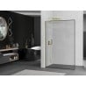 Mexen Kioto L душова стена Walk-in 70 x 200 см, черен шаблон, златен - 800-070-103-50-70