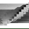 Mexen Kioto L стена за душ Walk-in 100 x 200 cm, черен модел, шлифован никел - 800-100-103-97-70