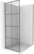 Mexen Kioto L стена за душ Walk-in 80 x 200 см, черен модел, хром - 800-080-103-01-77