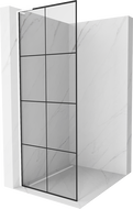Mexen Kioto L душ кабина Walk-in 80 x 200 см, черен модел, бял - 800-080-103-20-77
