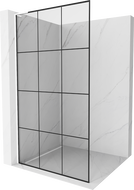 Mexen Kioto L душ кабина Walk-in 100 x 200 см, черен модел, бял - 800-100-103-20-77