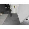 Mexen Kioto L стена за душ Walk-in 70 x 200 см, черен узор, златна четка - 800-070-103-55-77