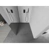 Mexen Kioto L преграда за душ кабина Walk-in 70 x 200 см, огледало, черно - 800-070-103-70-50
