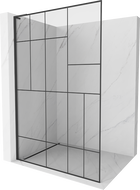 Mexen Kioto L стена за душ Walk-in 70 x 200 см, черен модел, черен - 800-070-103-70-78