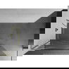 Mexen Kioto L стена за душ 80 x 200 см, бял модел, златно четкано - 800-080-103-55-97