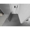 Mexen Kioto стена за душ Walk-in 140 x 200 см, прозрачна/матова 8 мм, gun metal - 800-140-101-95-35
