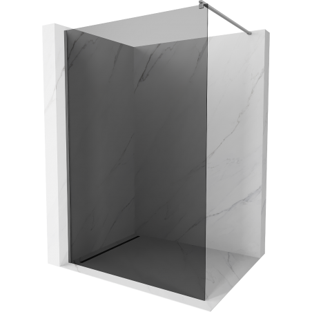 Mexen Kioto душова стена Walk-in 130 x 200 cm, графит 8 mm, gun metal - 800-130-101-95-40