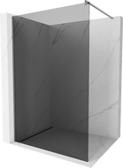 Mexen Kioto Walk-in душ стена 130 x 200 см, графит 8 мм, gun metal - 800-130-101-95-40