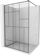 Мексен Киото стена за душ Walk-in 80 x 200 см, черен модел 8 мм, gun metal - 800-080-101-95-78
