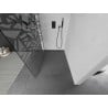 Mexen Kioto преграда за душ кабина Walk-in 110 x 200 см, бели шарки 8 мм, gun metal - 800-110-101-95-85