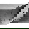 Mexen Kioto стена за душ 70 x 200 см, бял модел 8 мм, Gun metal - 800-070-101-95-97