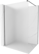 Mexen Kioto стена за душ Walk-in 70 x 200 см, сатен 8 мм, gun gray хромиран - 800-070-101-66-30