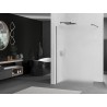 Mexen Kioto душ панел Walk-in 120 x 200 см, матиран 8 мм, четкано оръжейно сиво
