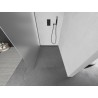 Mexen Kioto душ панел Walk-in 120 x 200 см, матиран 8 мм, четкано оръжейно сиво