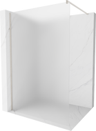 Mexen Kioto стени за душ Walk-in 80 x 200 см, матирано стъкло 8 мм, четкан никел - 800-080-101-97-30