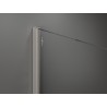 Mexen Kioto душ стена Walk-in 100 x 200 см, матирано 8 мм, четкан никел - 800-100-101-97-30