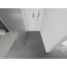 Mexen Kioto душ стена Walk-in 100 x 200 см, матирано 8 мм, четкан никел - 800-100-101-97-30