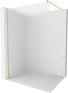 Mexen Kioto душ преграда Walk-in 70 x 200 cm, матирана 8 mm, златна четка - 800-070-101-55-30
