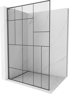 Mexen Kioto L стена за душ Walk-in 70 x 200 см, черен модел, gun metal - 800-070-103-95-78