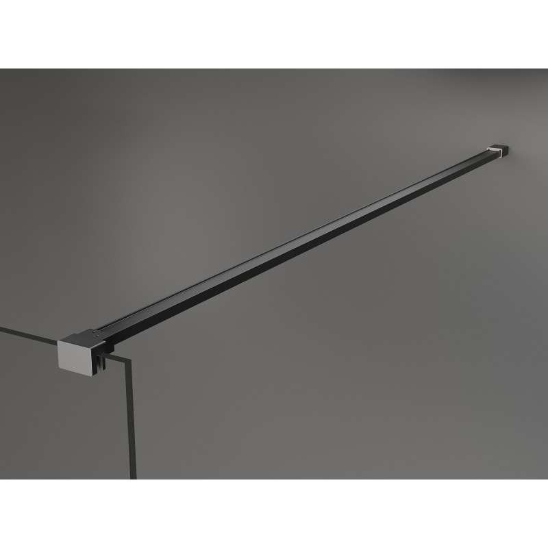 Mexen Kioto душ стена Walk-in 75 x 200 cm, прозрачна 8 мм, gun metal - 800-075-101-95-00