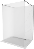 Mexen Kioto самостоятелна душ стена 110 x 200 см, ивици 8 мм, gun metal - 800-110-002-95-09