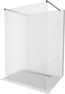 Mexen Kioto самостоятелна душ кабина 130 x 200 cm, ивици 8 mm, четкано оръжейно сиво - 800-130-002-66-09