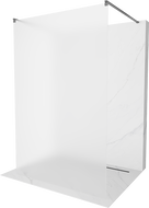 Mexen Kioto свободно стояща душ кабина 100 x 200 см, матирано 8 мм, gun metal - 800-100-002-95-30