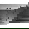 Mexen Kioto свободностояща душова стена 100 x 200 см, прозрачна/мъглива 8 мм, gun metal - 800-100-002-95-35