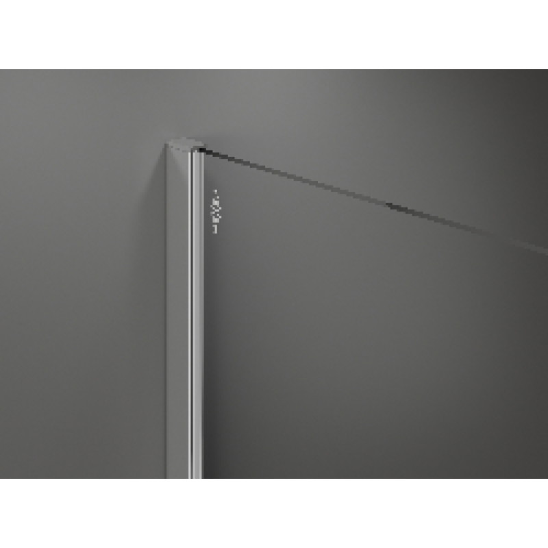 Mexen Kioto Душ преграда Walk-in 90 x 200 см, райета 8 мм, хром - 800-090-101-01-09