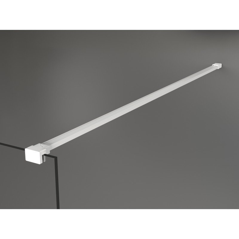 Mexen Kioto преграда за душ Walk-in 80 x 200 cm, прозрачна 8 mm, бяла - 800-080-101-20-00