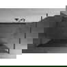 Mexen Kioto самостоятелна душ кабина 130 x 200 см, огледало 8 мм, gun metal - 800-130-002-95-50