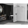 Mexen Kioto заоблена душова стінка Walk-in 140 x 200 см, прозора 8 мм, gun metal - 800-140-101-95-06