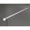 Mexen Kioto стена за душ Walk-in 180 x 200 см, прозрачна 8 мм, бяла - 800-180-101-20-00