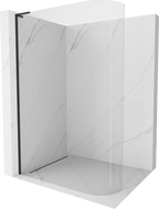 Mexen Kioto L закрита стена за душа Walk-in 100 x 200 см, прозрачна, черна - 800-100-103-70-06